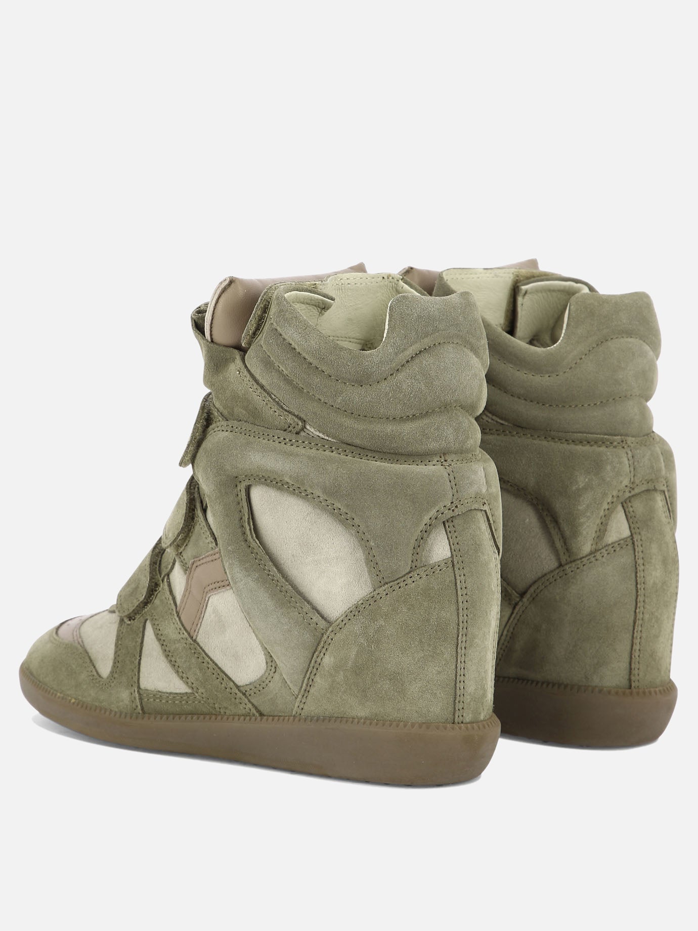 High top sneakers 100% suede - 100% rubber  Green - Isabel Marant Women | PDP | VIETTI Online Store | thumbnail_4
