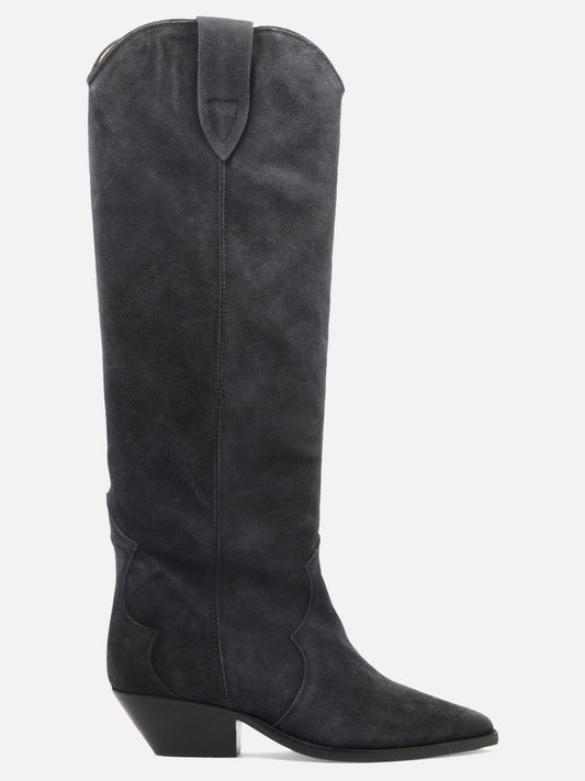 Cowboy 100% suede - 100% leather  Black - Isabel Marant Women | PLP | VIETTI Online Store 
