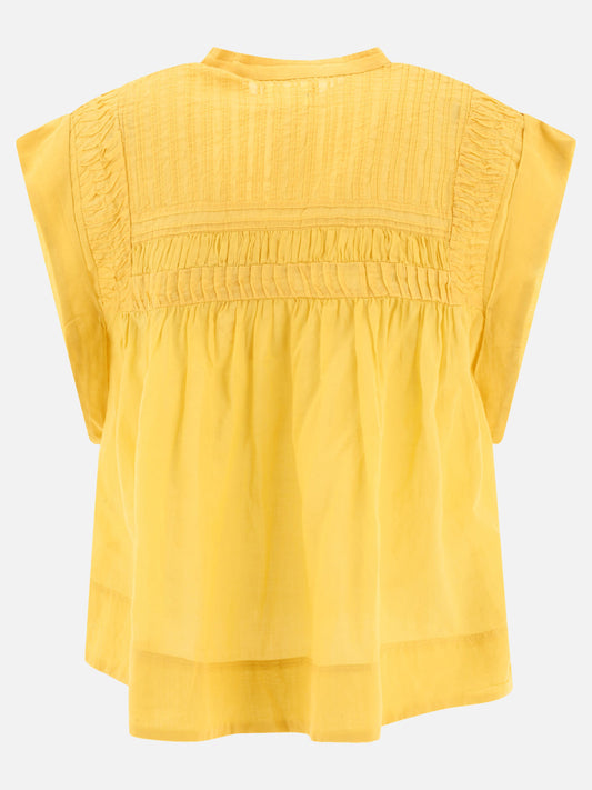 Blouses 100% organic cotton  Yellow - Marant Étoile Women | PLP | VIETTI Online Store | 2
