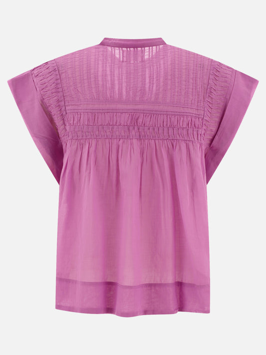 Blouses 100% organic cotton  Purple - Marant Étoile Women | PLP | VIETTI Online Store | 2
