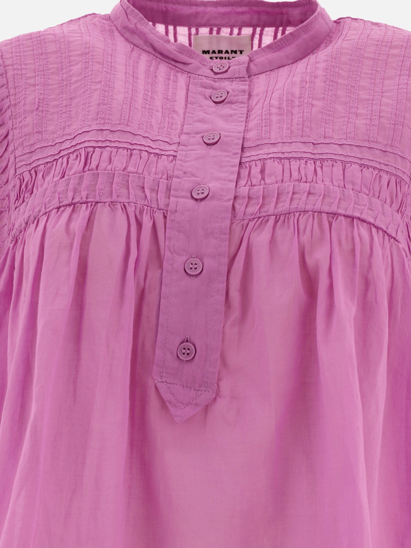 Blouses 100% organic cotton  Purple - Marant Étoile Women | PDP | VIETTI Online Store | Zoom-Modal_3

