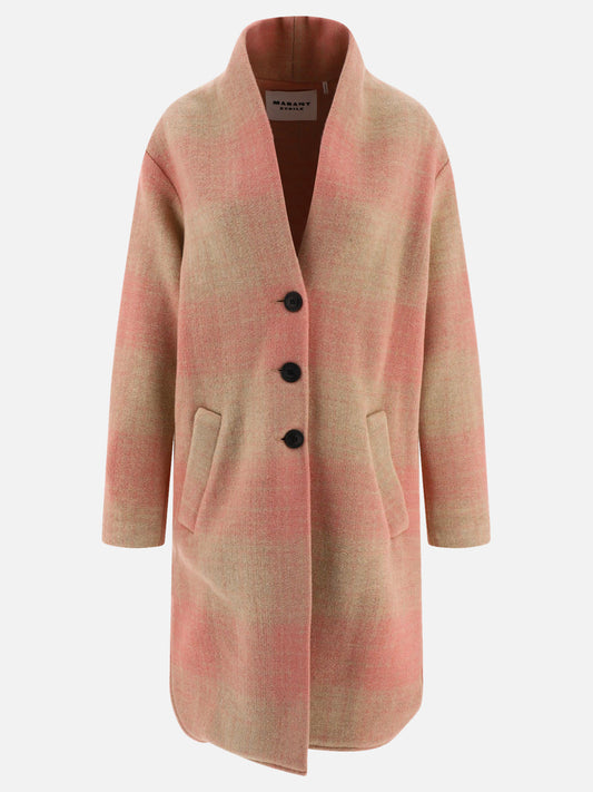 Long coats Check  Pink - Marant Étoile Women | PLP | VIETTI Online Store 
