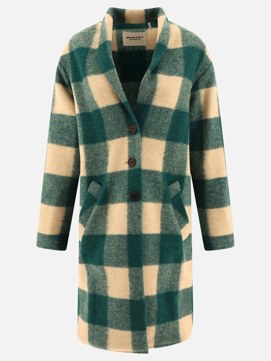 Long coats Check  Green - Marant Étoile Women | PLP | VIETTI Online Store 
