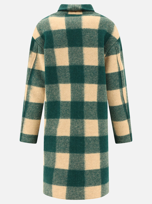 Long coats Check  Green - Marant Étoile Women | PLP | VIETTI Online Store | 2
