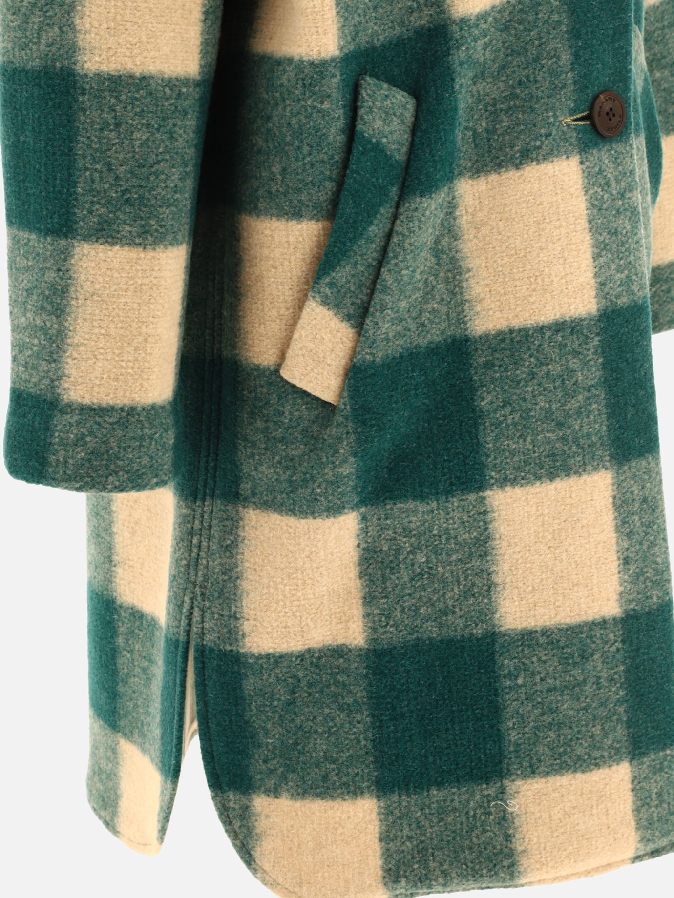 Long coats Check  Green - Marant Étoile Women | PDP | VIETTI Online Store | thumbnail_4