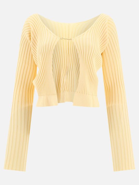 Cardigans 223KN500  Yellow - Jacquemus Women | PLP | VIETTI Online Store 
