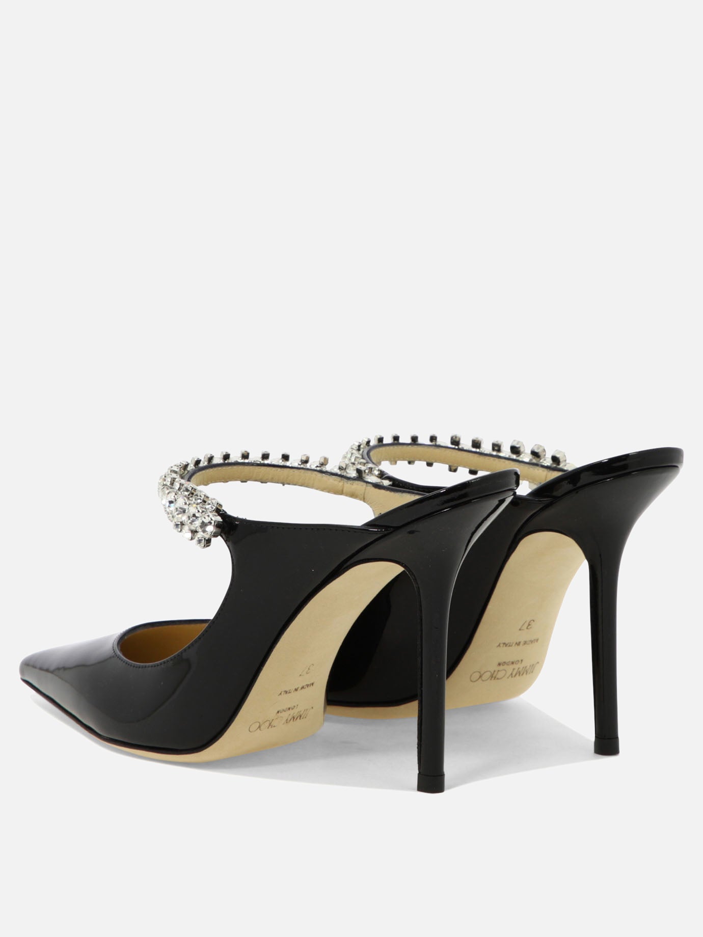 Mules 100% leather - 100% leather  Black - Jimmy Choo Women | PDP | VIETTI Online Store | Zoom-Modal_4

