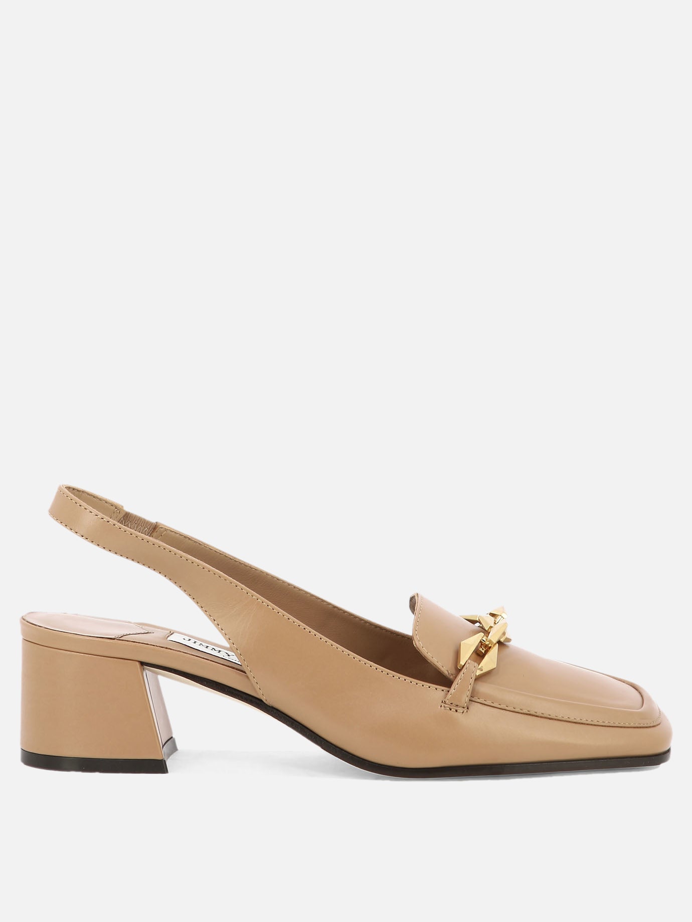 Slingbacks 100% leather - 20% leather - 80% rubber  Beige - Jimmy Choo Women | PDP | VIETTI Online Store | Zoom-Modal
