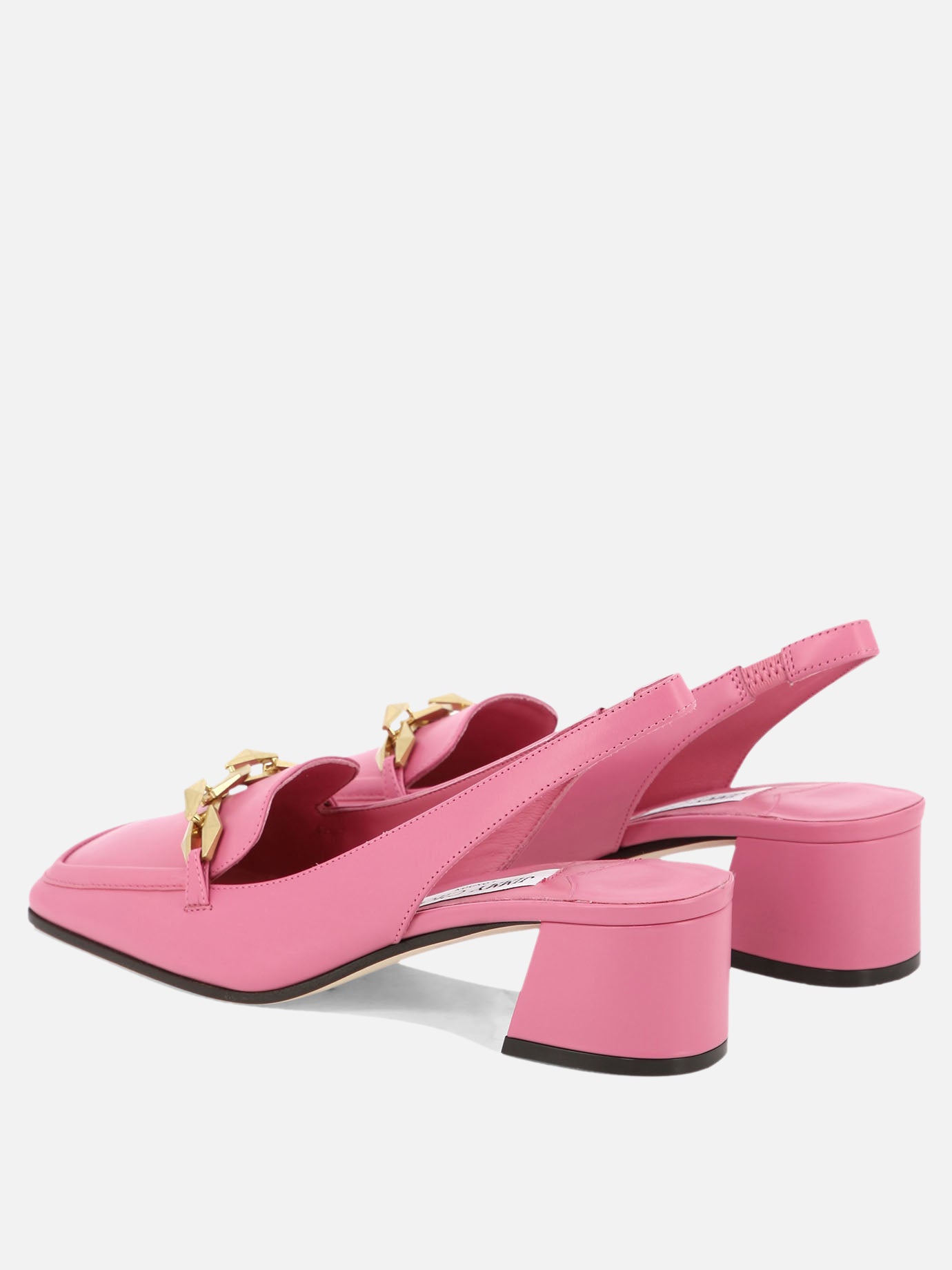 Slingbacks 100% leather - 50% leather 50% rubber-  Pink - Jimmy Choo Women | PDP | VIETTI Online Store | Zoom-Modal_4
