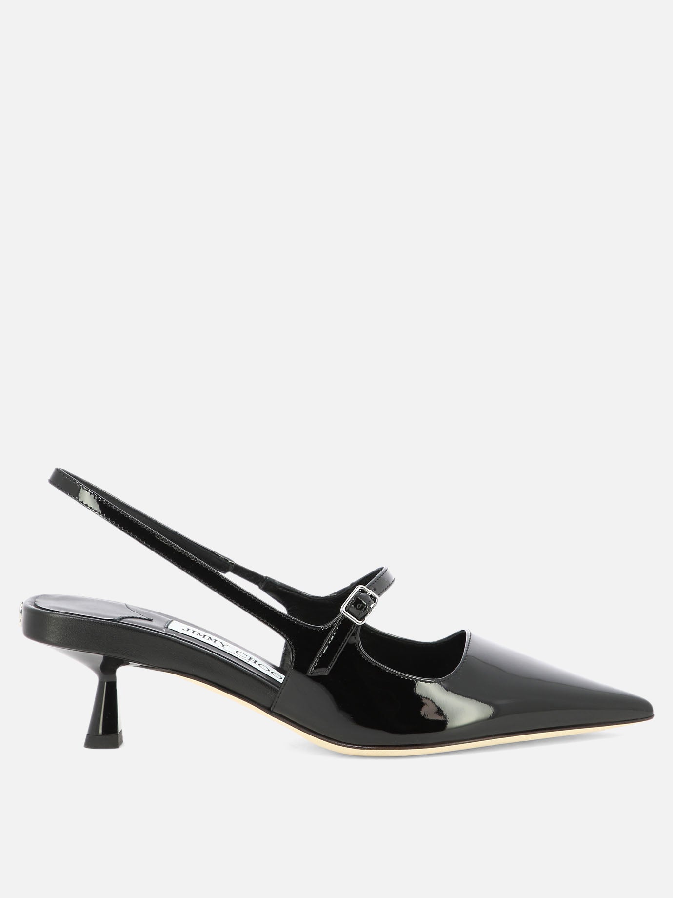 Slingbacks 100% patent leather - 100% leather  Black - Jimmy Choo Women | PDP | VIETTI Online Store | thumbnail