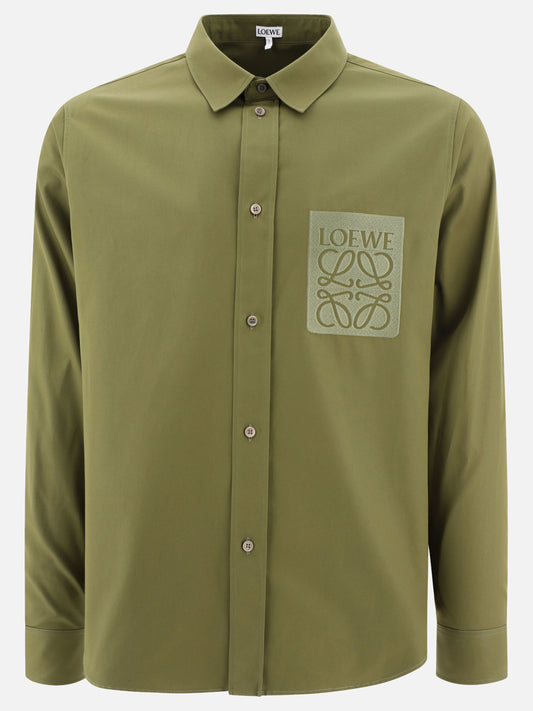 Casual shirts 95% cotton 5% polyester  Green - Loewe Men | PLP | VIETTI Online Store 
