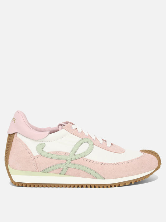 Low top sneakers 50% polyamide 50% leather - 100% rubber  Pink - Loewe Women | PLP | VIETTI Online Store 
