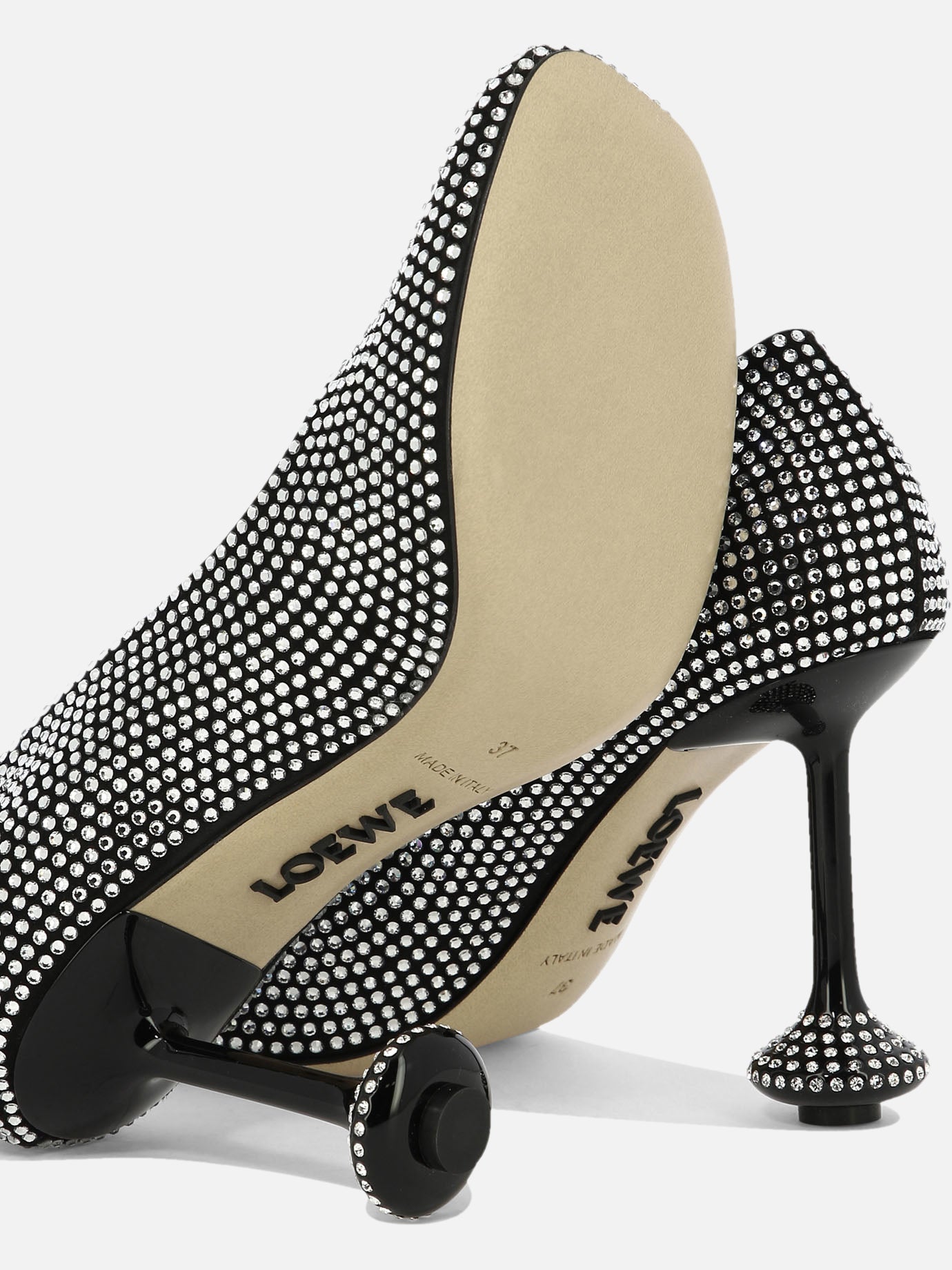 Pumps 100% leather - 100% rubber  Black - Loewe Women | PDP | VIETTI Online Store | thumbnail_5