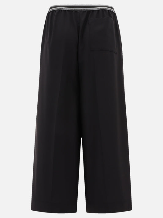 Leisure trousers 90% wool 5% polyamide 4% polyester 1% elastane  Black - Loewe Women | PLP | VIETTI Online Store | 2
