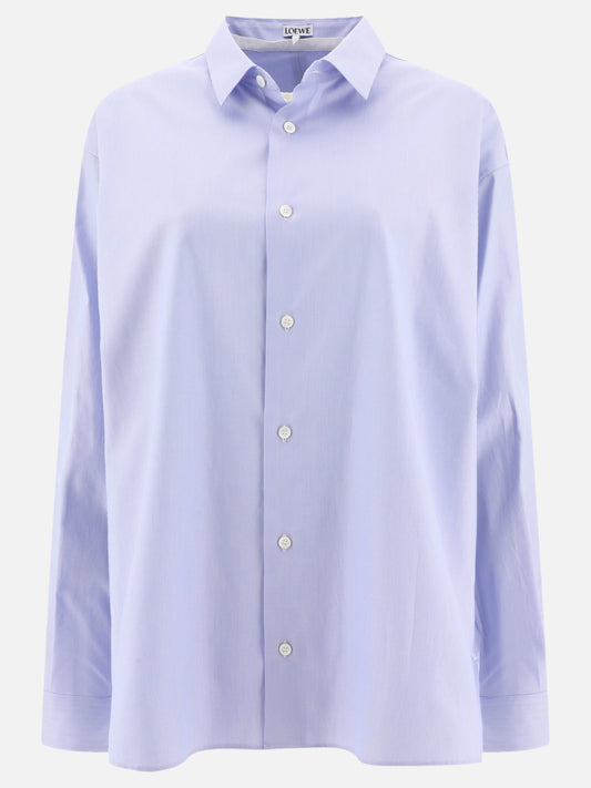 Formal shirts 83% cotton 17% silk  Light blue - Loewe Women | PLP | VIETTI Online Store 
