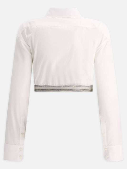 Casual shirts 94% cotton 3% polyester 3% elastane  White - Loewe Women | PLP | VIETTI Online Store | 2

