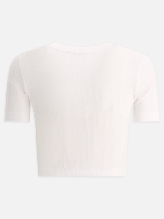 Crop tops 98% cotton 2% elastane  White - Loewe Women | PLP | VIETTI Online Store | 2
