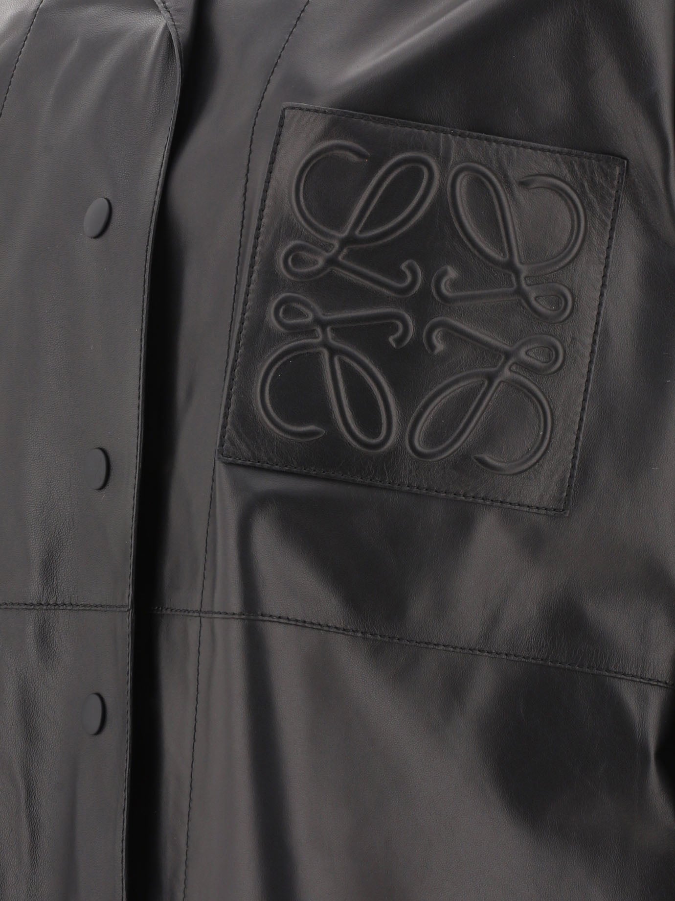 Casual shirts 100% leather  Black - Loewe Women | PDP | VIETTI Online Store | thumbnail_4