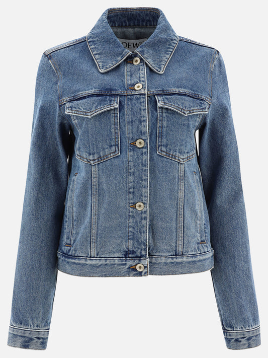 Denim jackets 100% cotton  Blue - Loewe Women | PLP | VIETTI Online Store 
