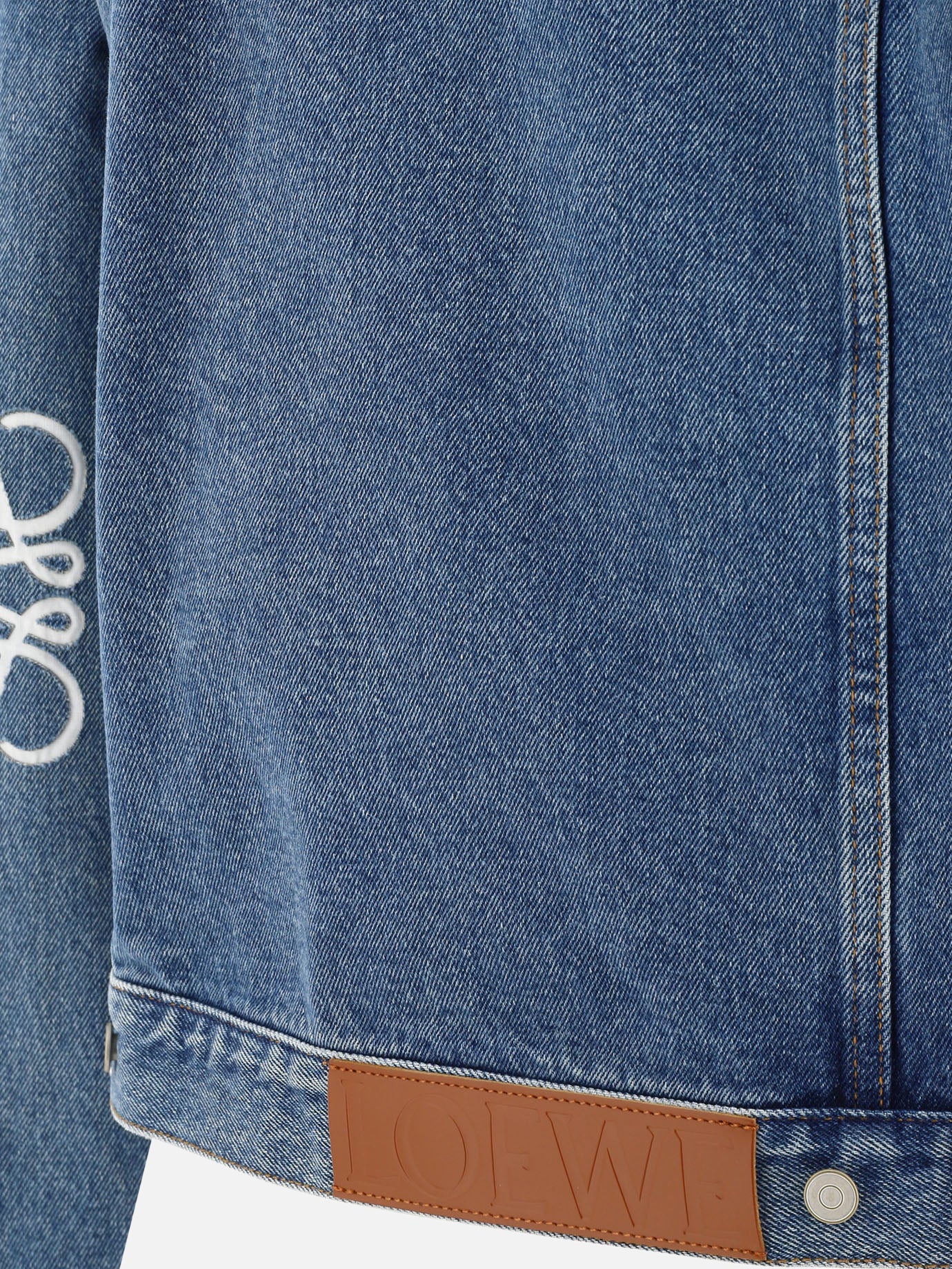 Denim jackets 100% cotton  Blue - Loewe Women | PDP | VIETTI Online Store | thumbnail_4