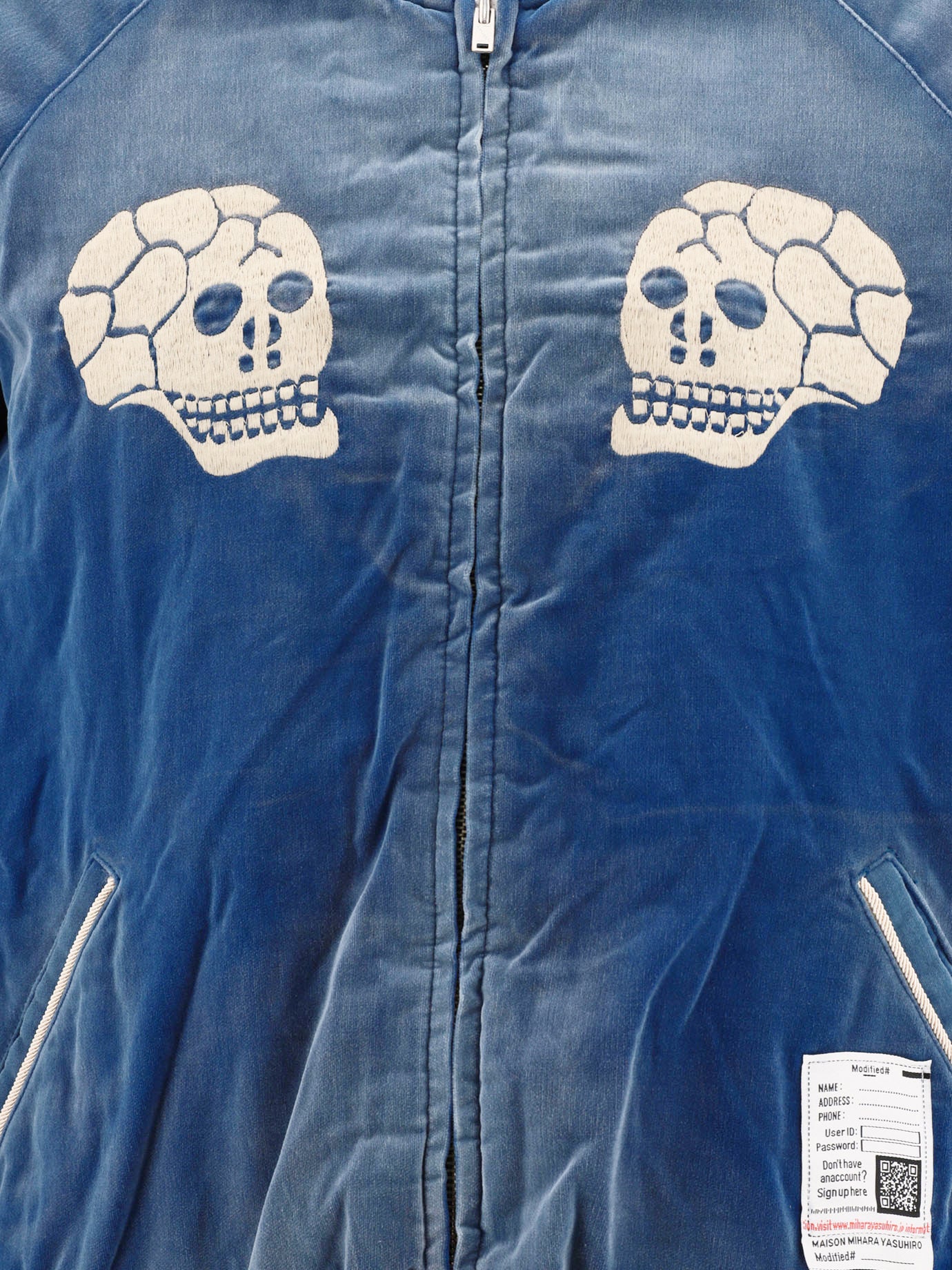 Bomber jackets 100% cotton  Blue - Maison Mihara Yasuhiro Men | PDP | VIETTI Online Store | thumbnail_3