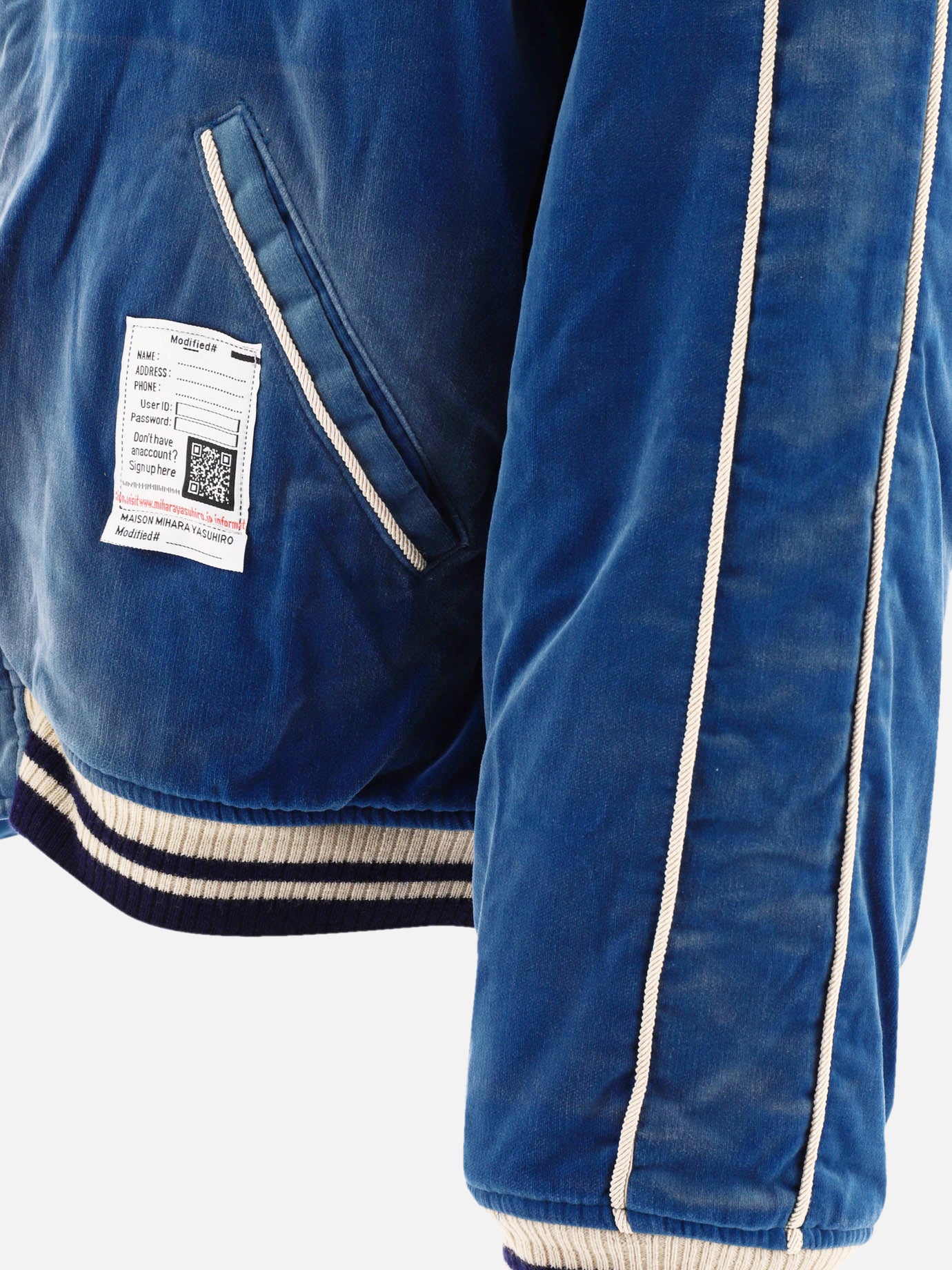 Bomber jackets 100% cotton  Blue - Maison Mihara Yasuhiro Men | PDP | VIETTI Online Store | Zoom-Modal_4
