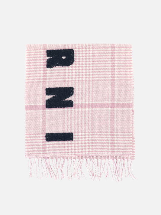Fringed scarves 100% wool  Pink - Marni Women | PLP | VIETTI Online Store 
