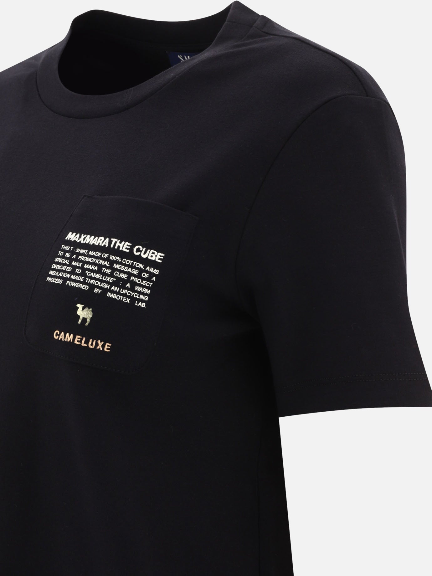 Crewneck t-shirts 100% cotton  Black - Max Mara S Women | PDP | VIETTI Online Store | Zoom-Modal_4
