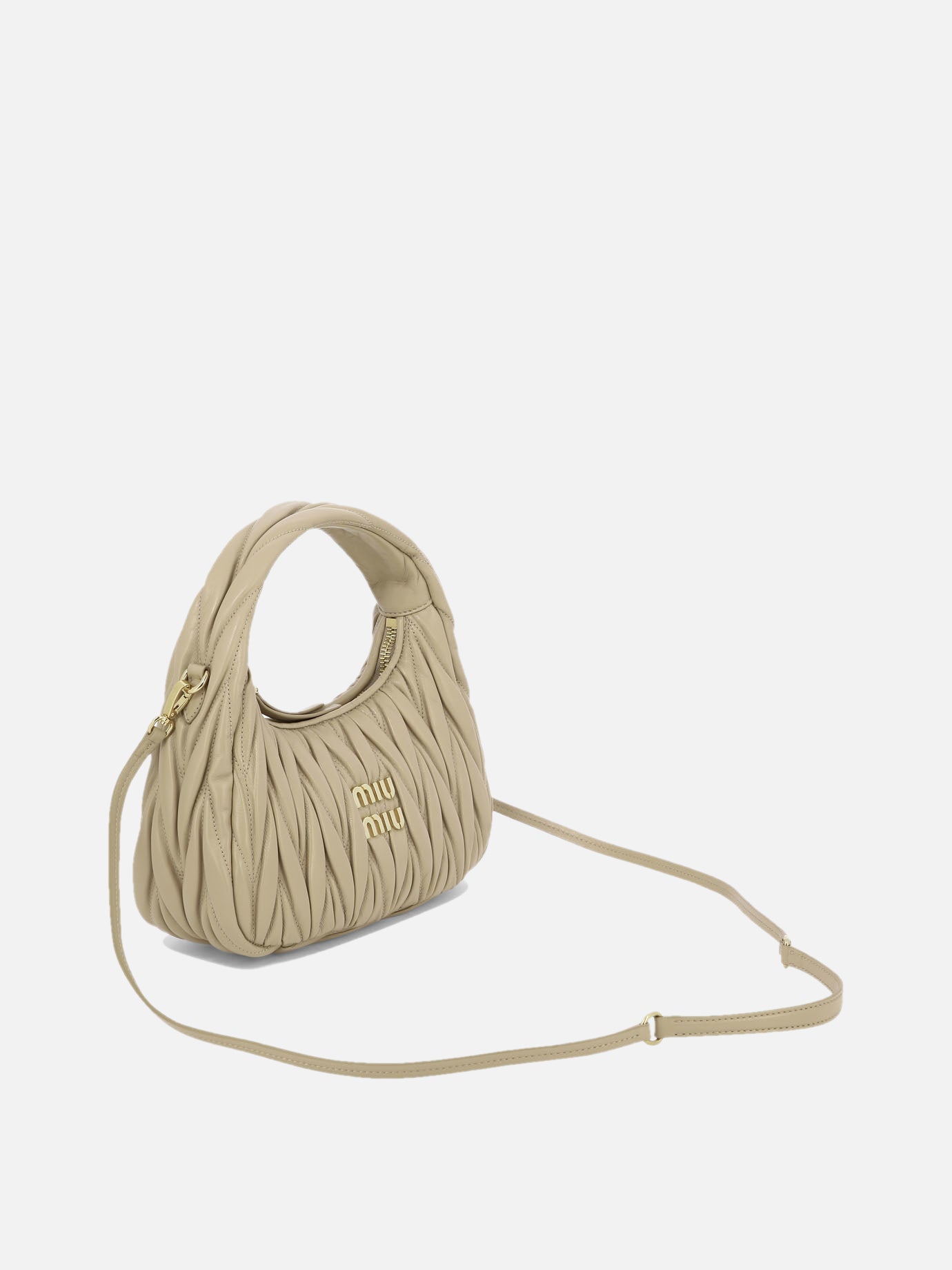 Small bags 100% lamb leather  Beige - Miu Miu Women | PDP | VIETTI Online Store | Zoom-Modal_2
