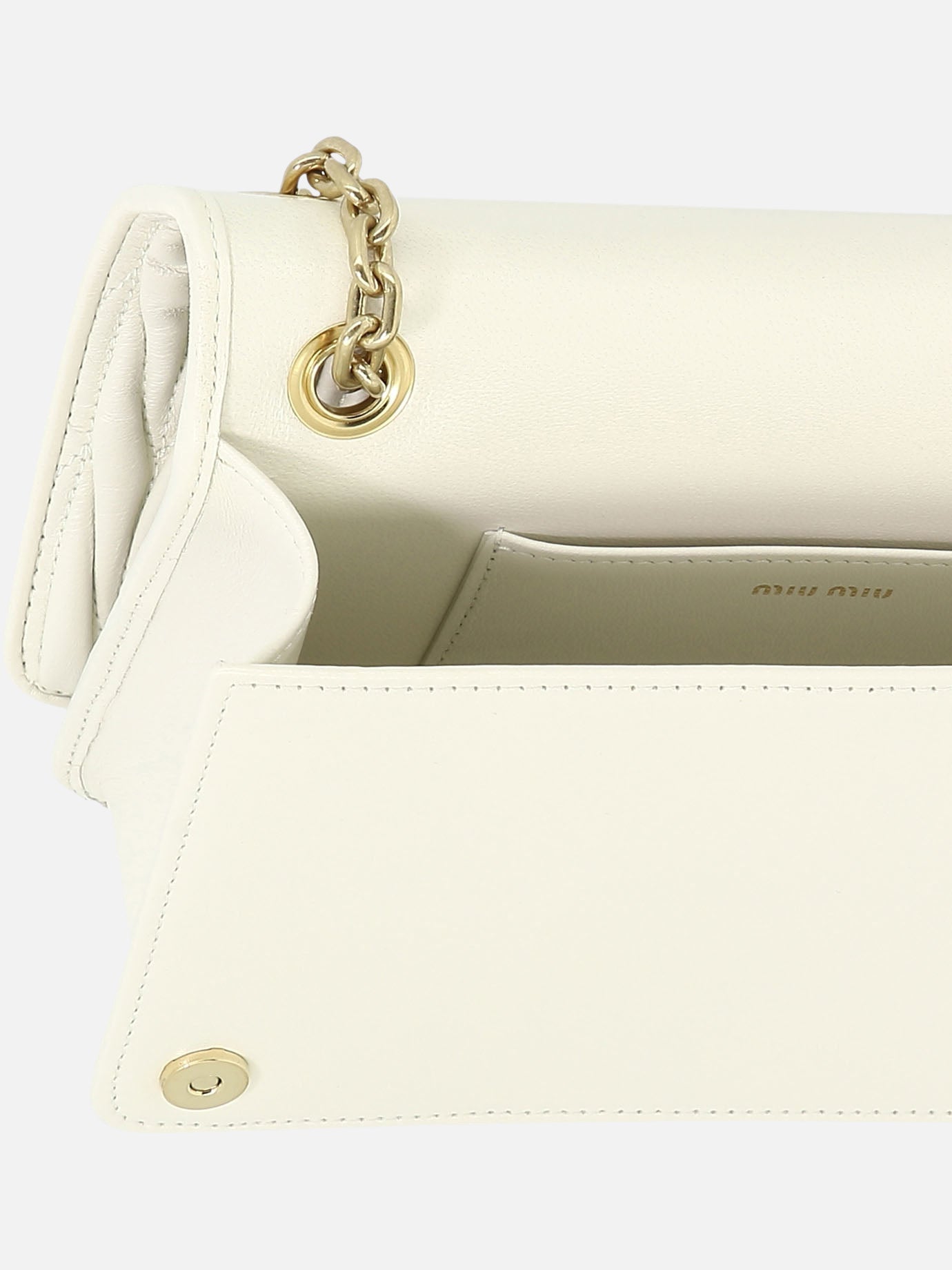 Small bags 100% lamb leather  White - Miu Miu Women | PDP | VIETTI Online Store | thumbnail_5