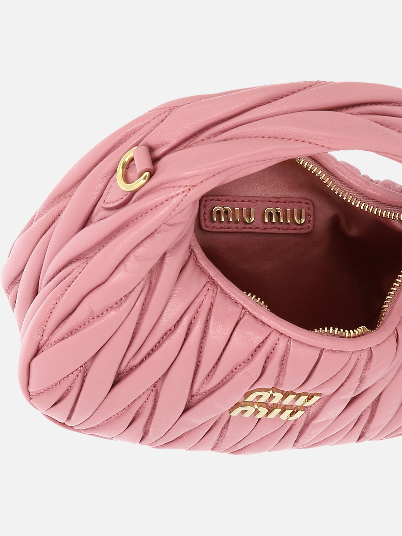 Small bags Logo  Pink - Miu Miu Women | PDP | VIETTI Online Store | Zoom-Modal_5
