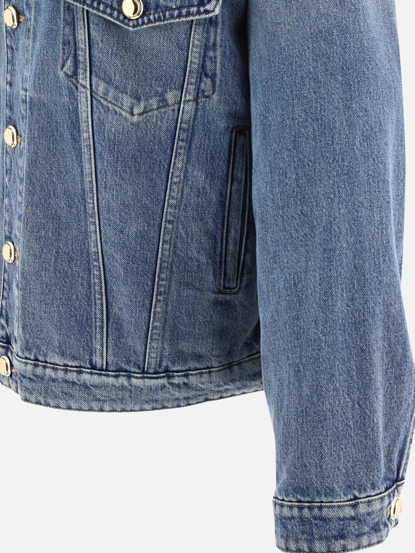 Denim jackets 100% cotton  Light blue - Miu Miu Women | PDP | VIETTI Online Store | Zoom-Modal_4
