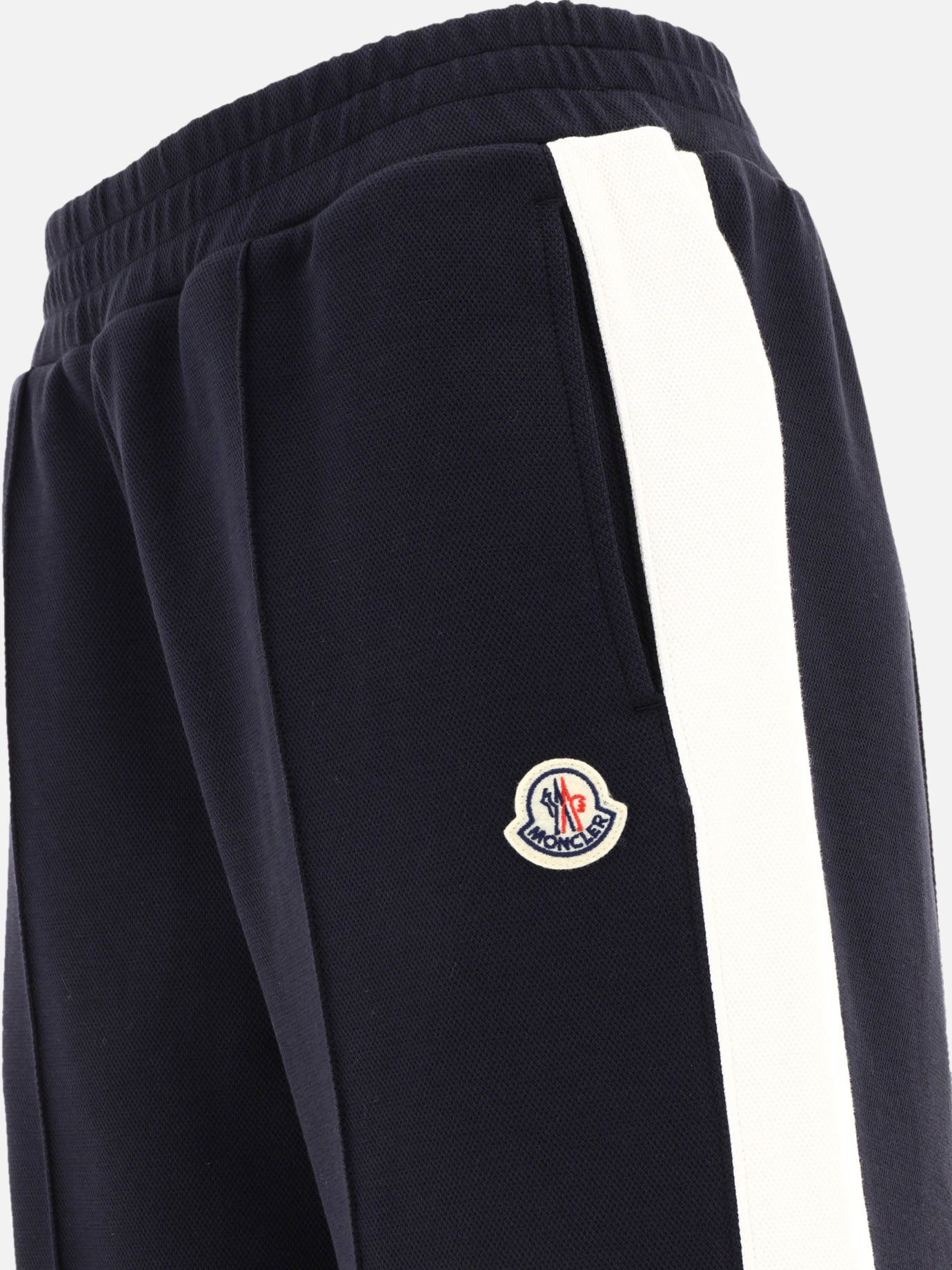 Sport trousers 57% cotton 38% polyester 5% elastane  Black - Moncler Women | PDP | VIETTI Online Store | thumbnail_4