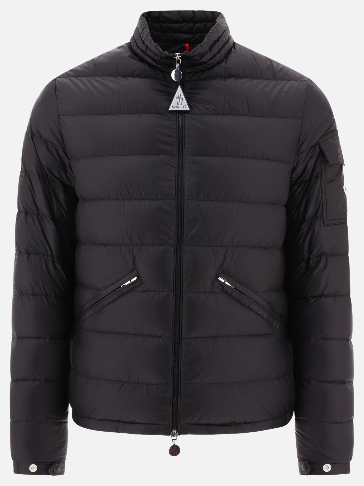 Down jackets 100% polyamide - Padding: down and feathers  Black - Moncler Men | PDP | VIETTI Online Store | Zoom-Modal
