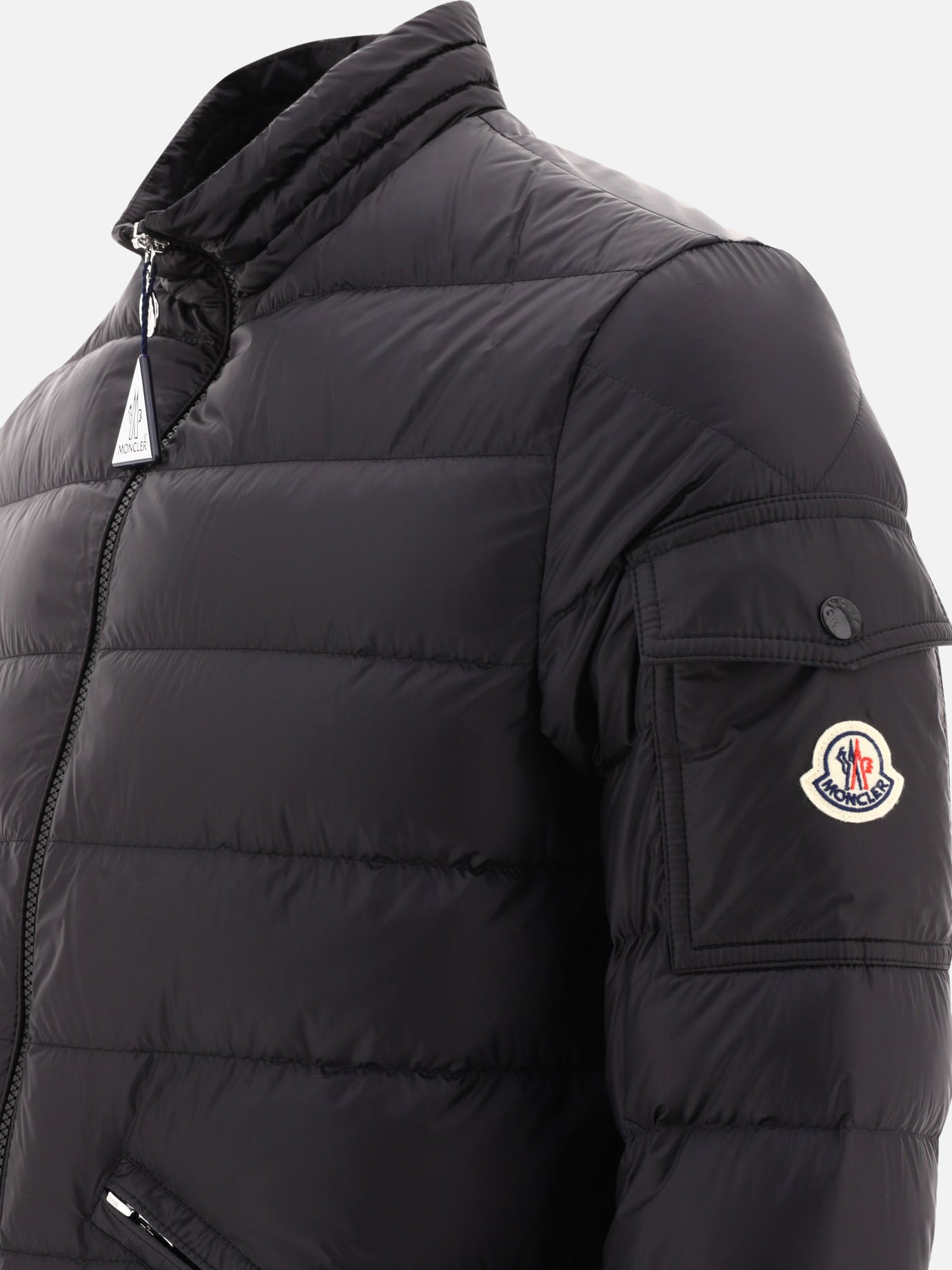 Down jackets 100% polyamide - Padding: down and feathers  Black - Moncler Men | PDP | VIETTI Online Store | Zoom-Modal_4
