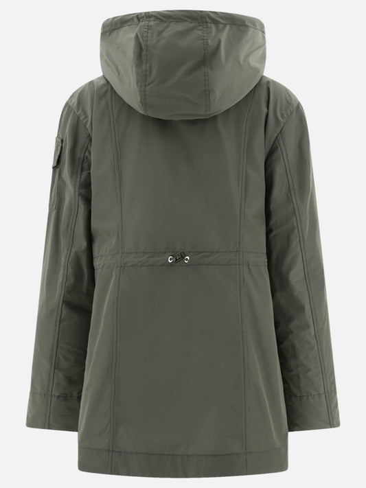 Raincoats & Trench coats 60% polyester 40% cotton  Green - Moncler Women | PLP | VIETTI Online Store | 2
