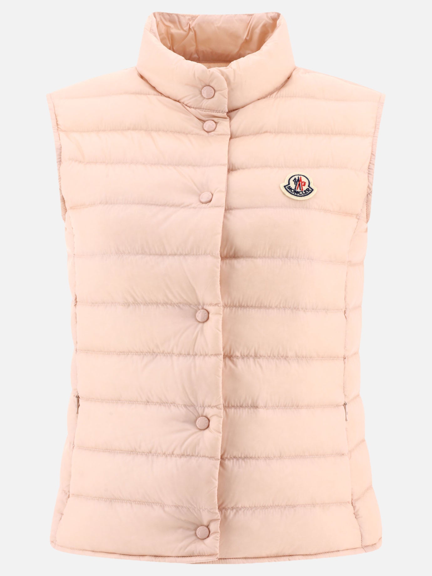 Vest jackets 100% polyamide - Padding: down and feathers  Pink - Moncler Women | PDP | VIETTI Online Store | Zoom-Modal
