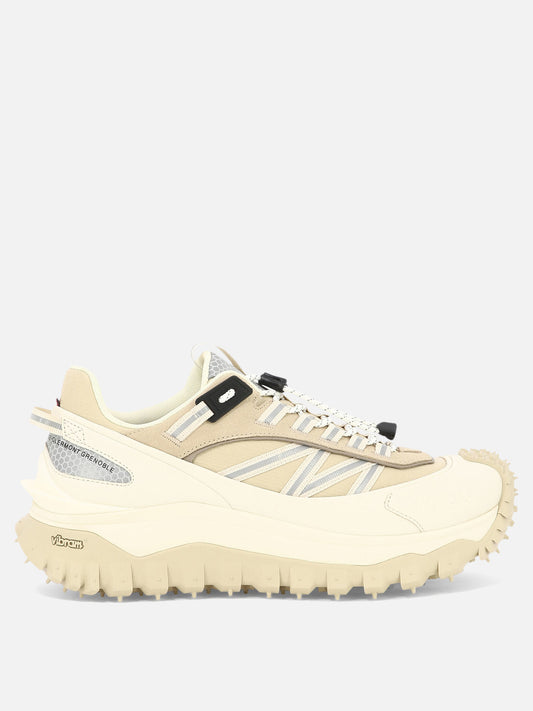 Low top sneakers 100% polyester - 100% rubber  Beige - Moncler Men | PLP | VIETTI Online Store 
