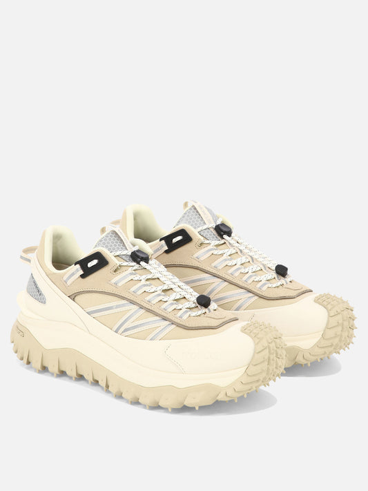 Low top sneakers 100% polyester - 100% rubber  Beige - Moncler Men | PLP | VIETTI Online Store | 2
