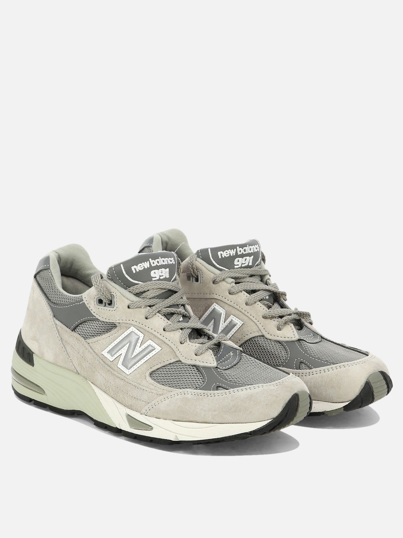 Low top sneakers 80% suede 20% mesh - 100% rubber  Grey - New Balance Men | PDP | VIETTI Online Store | thumbnail_2