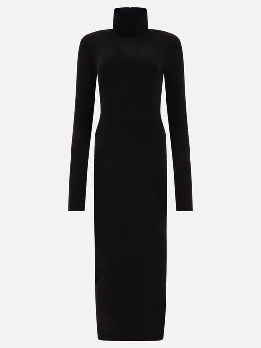 Long dresses 95% polyester 5% elastane  Black - Norma Kamali Women | PLP | VIETTI Online Store 
