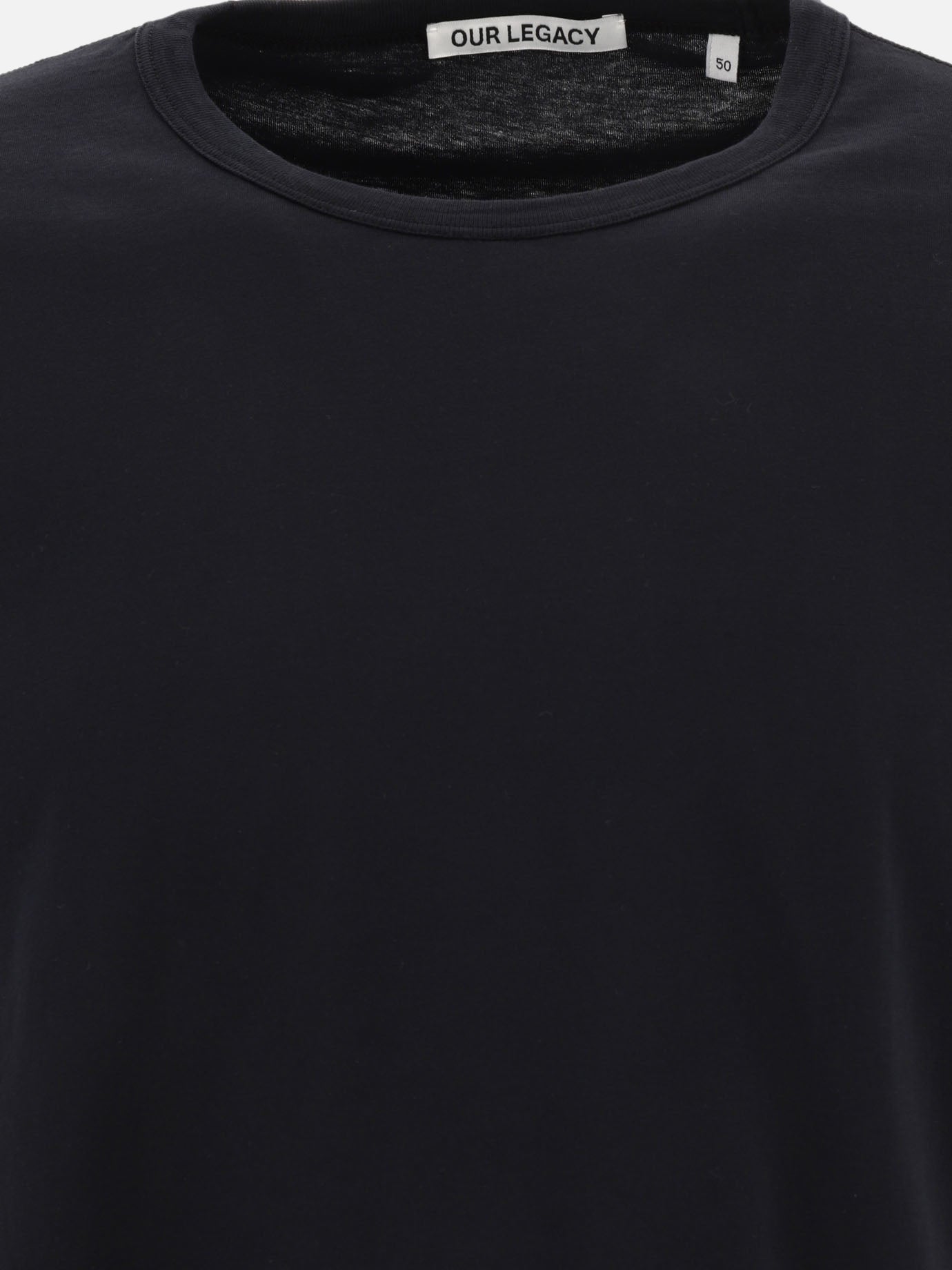 Crewneck t-shirts 100% cotton  Black - Our Legacy Men | PDP | VIETTI Online Store | thumbnail_3