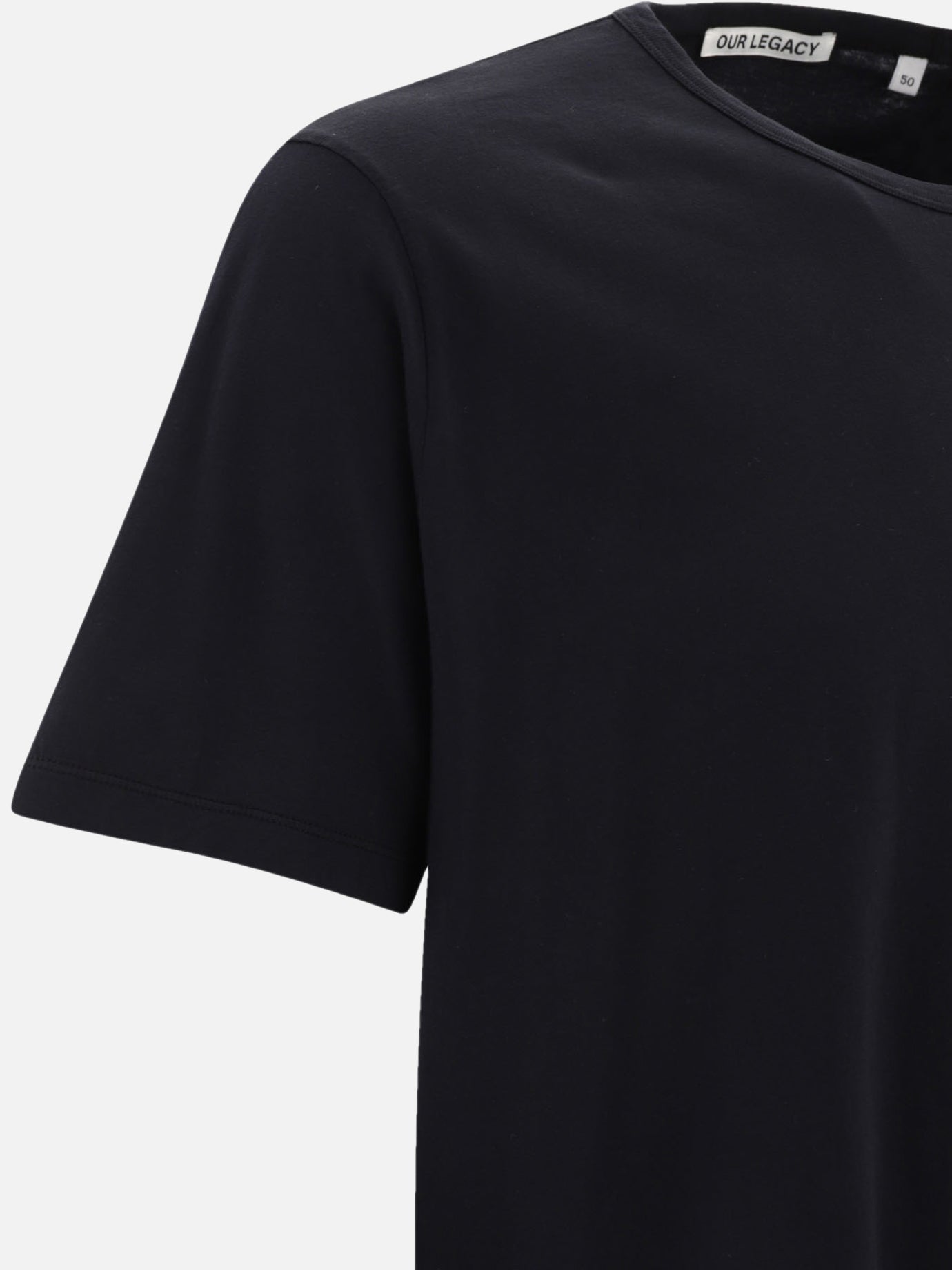 Crewneck t-shirts 100% cotton  Black - Our Legacy Men | PDP | VIETTI Online Store | thumbnail_4