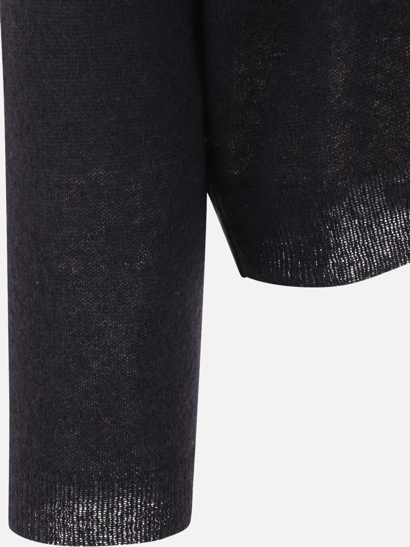 Polo shirts with buttons 55% alpaca 15% RWS wool 22% recycled polyamide 8% polyamide  Black - Our Legacy Men | PDP | VIETTI Online Store | Zoom-Modal_4
