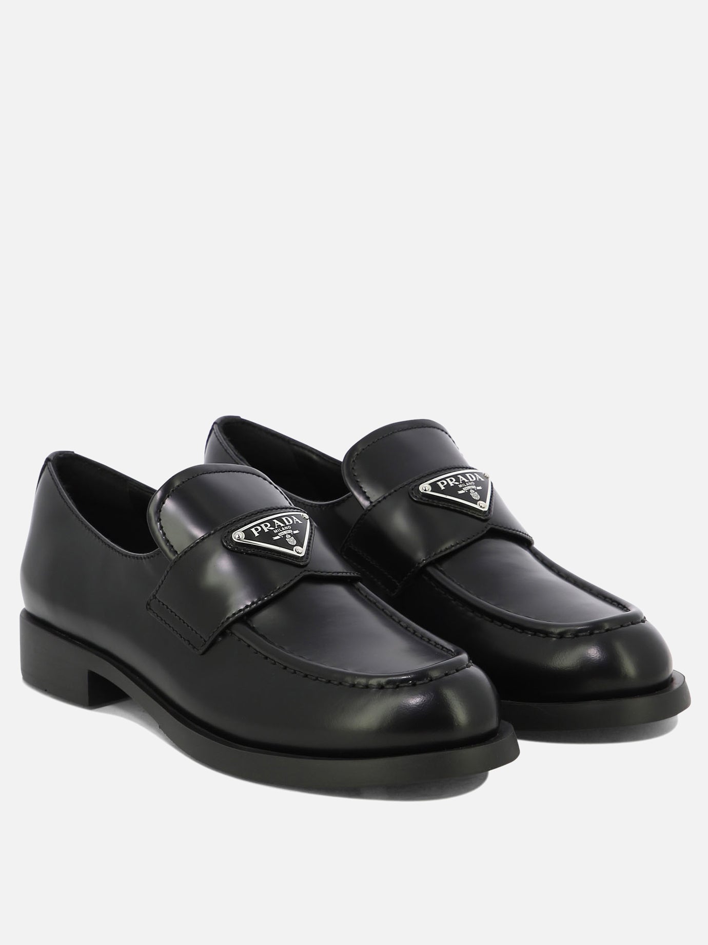 Loafers 100% leather - 100% leather  Black - Prada Women | PDP | VIETTI Online Store | Zoom-Modal_2
