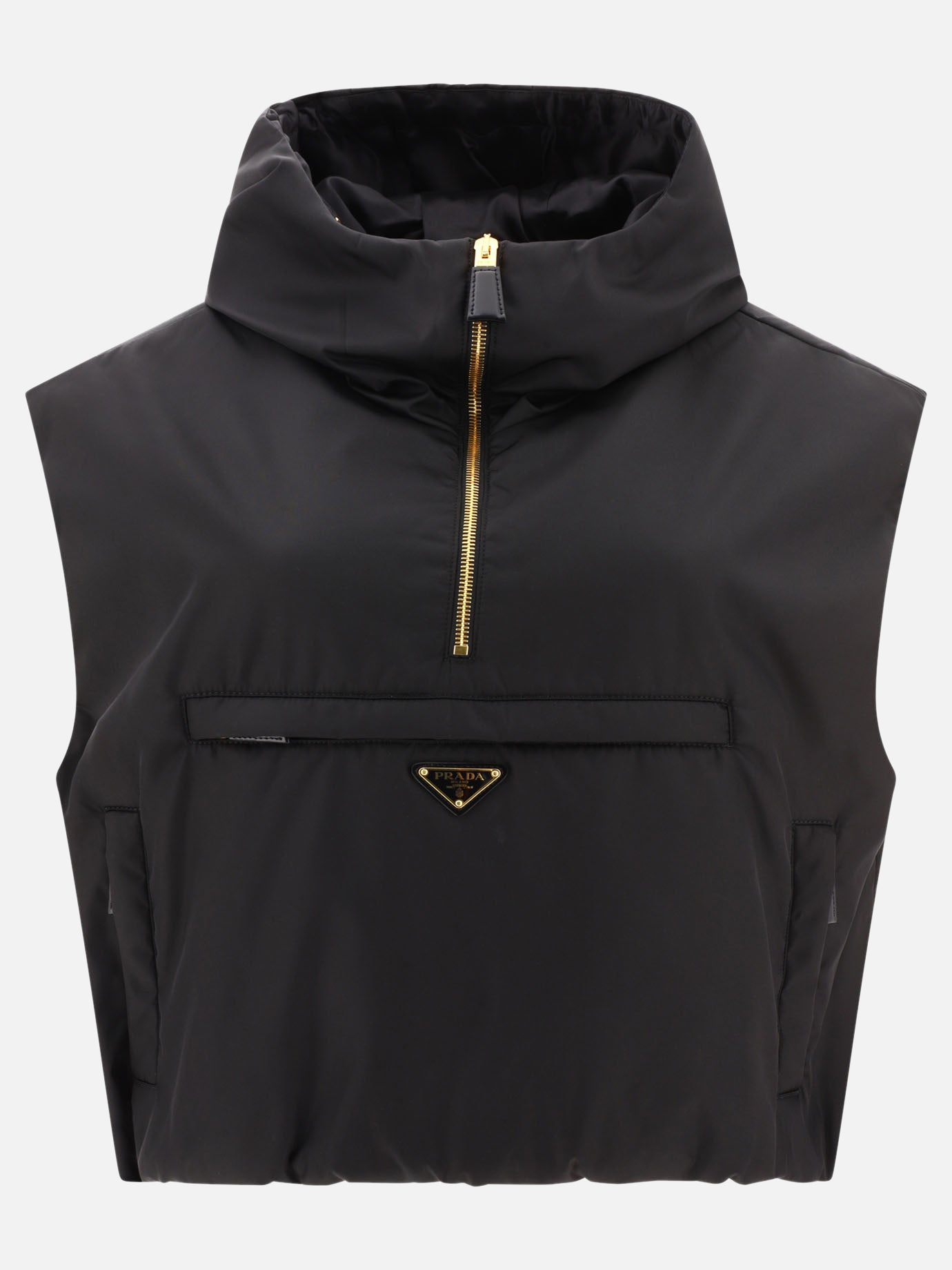 Vest jackets 100% recycled polyamide  Black - Prada Women | PDP | VIETTI Online Store | thumbnail