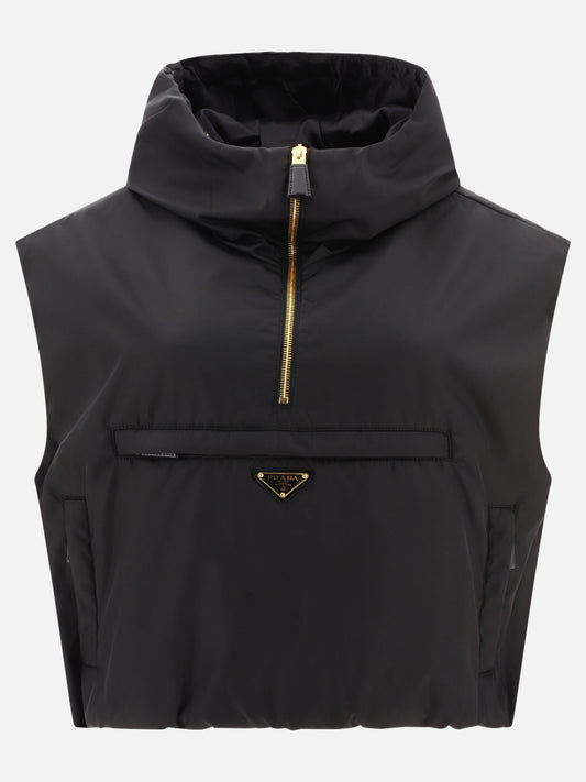 Vest jackets 100% recycled polyamide  Black - Prada Women | PLP | VIETTI Online Store 
