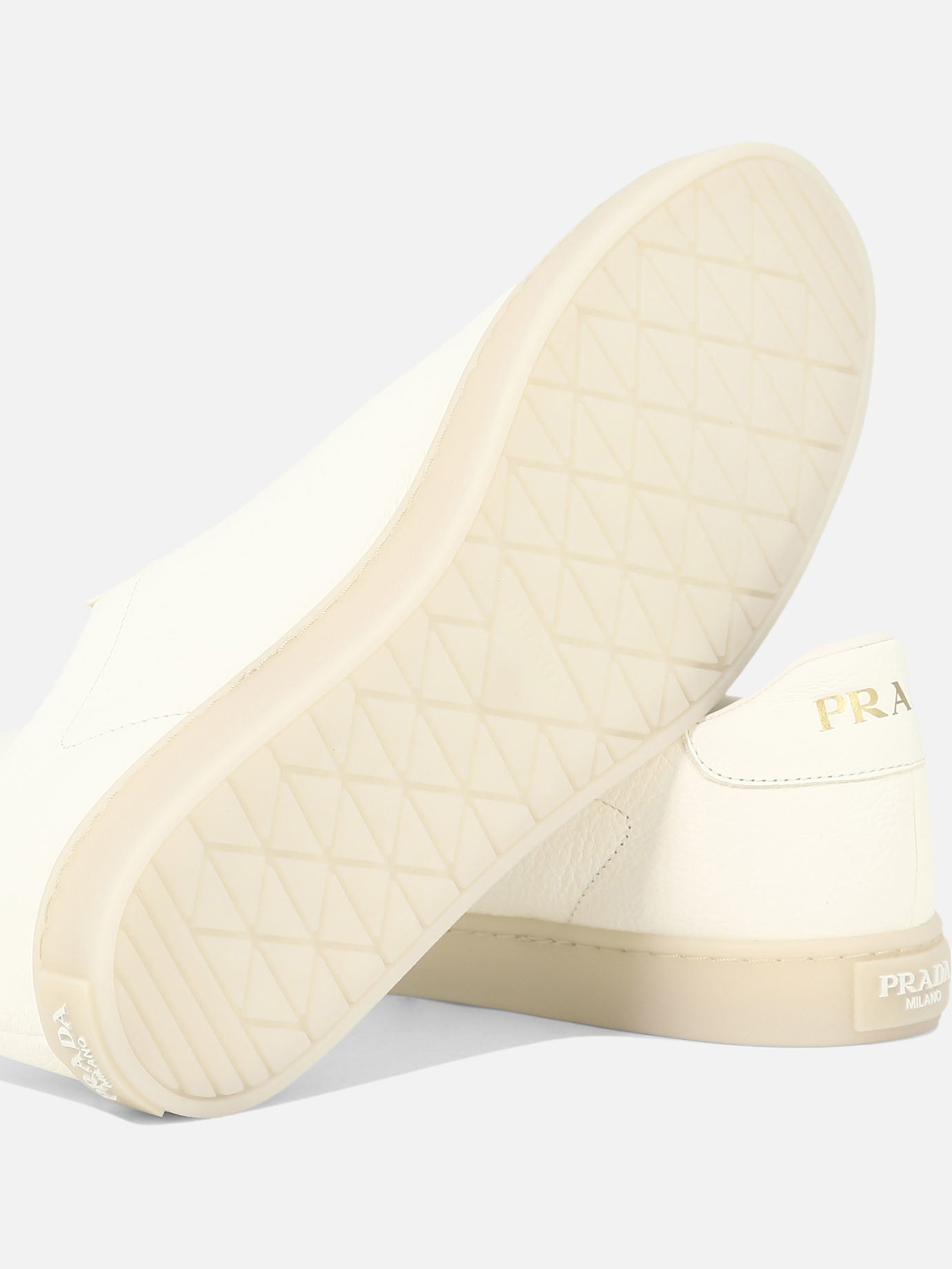 Low top sneakers 100% leather - 100% rubber  White - Prada Men | PDP | VIETTI Online Store | thumbnail_5