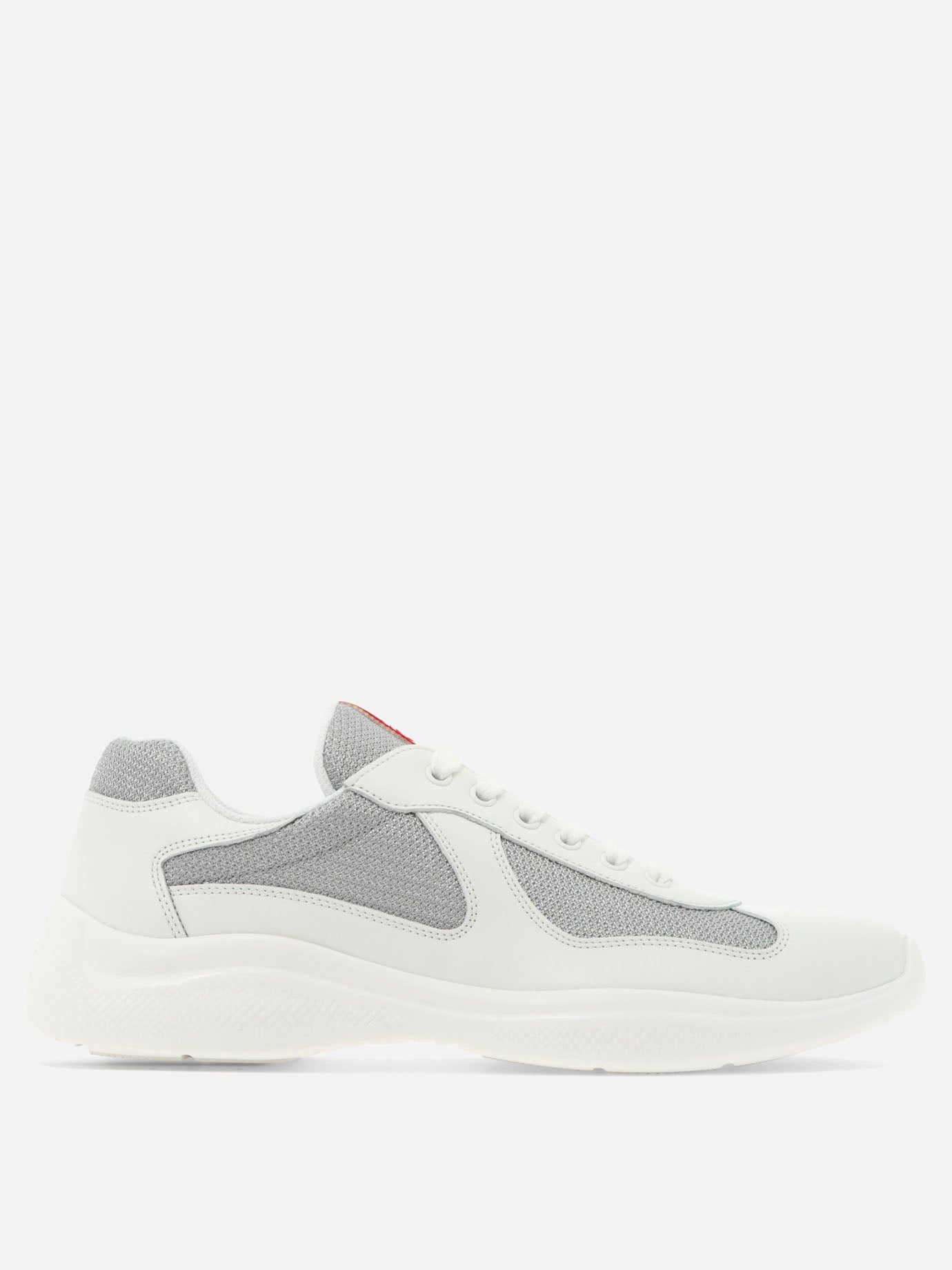 Low top sneakers 100% lamb leather - 100% rubber  White - Prada Men | PDP | VIETTI Online Store | Zoom-Modal
