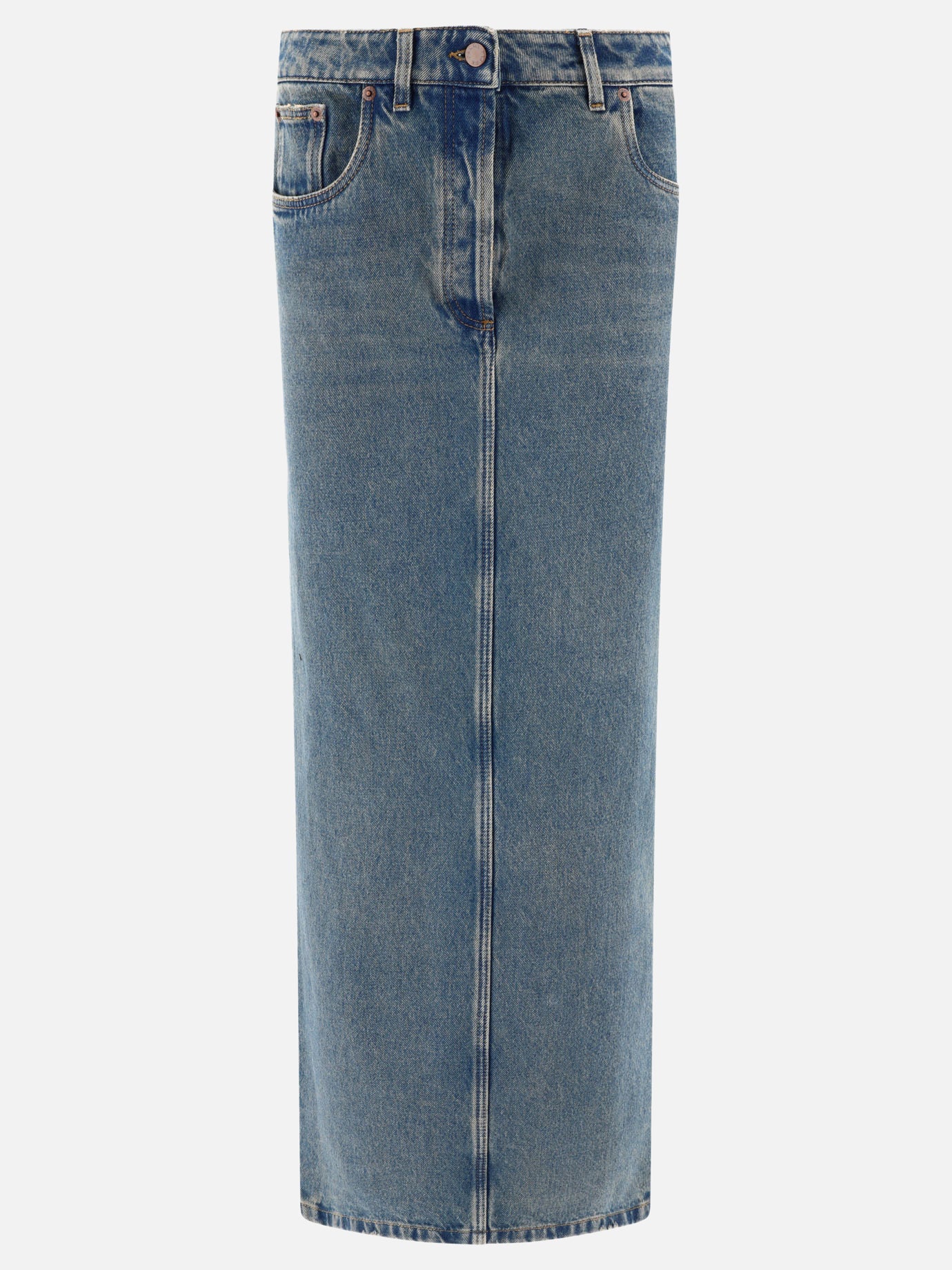 Long skirts 100% cotton  Blue - Prada Women | PDP | VIETTI Online Store | thumbnail